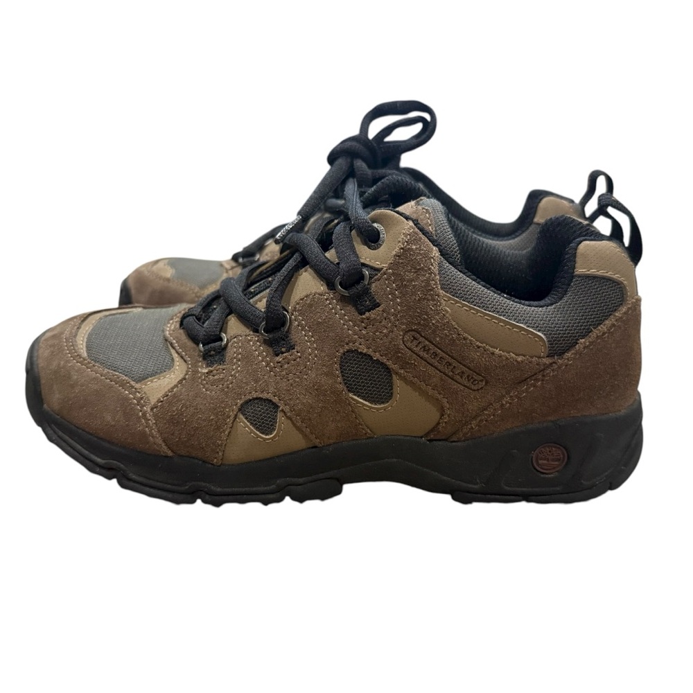TIMBERLAND Brown Suede Hiking Shoe Sz 8.5‎ Womens Lace Up Sneaker